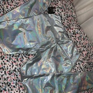 Holographic leggings